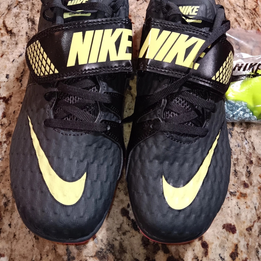 Nike Black and Yellow Athletic Shoes
